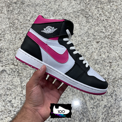 JORDAN 1 WHITE PINK BLACK - comprar online