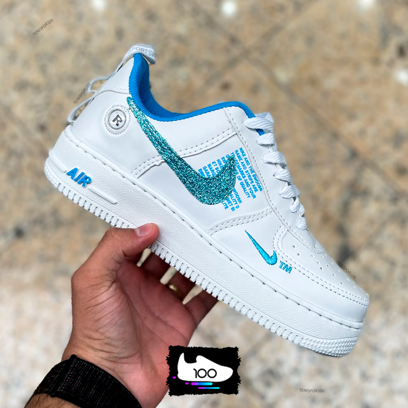 Nike air hotsell force glitter grey