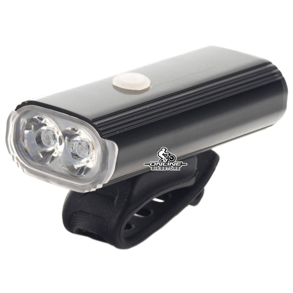 Luz Delantera Bicicleta Recargable Usb Silicona 800 Lumens