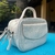 Bolsa Baú Off White - Couro Legítimo