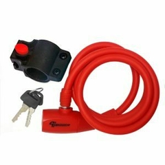 BIGGER CABLE CANDADO 10X1200 C/LLAVE ROJO