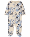 Carter's Enterito Pijama con pies algodon - Safari