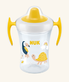 NUK Evolution Trainer Cup con pico blando - Amarillo