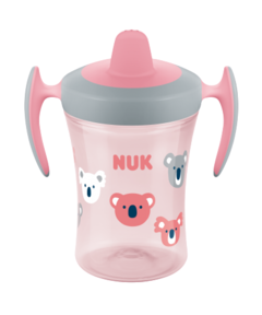 NUK Evolution Trainer Cup con pico blando - Rosa