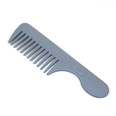 Pente com Cabo Escovas Fidalga - Produto de plástico resistente com dentes largos para desembaraçar e pentear cabelos.