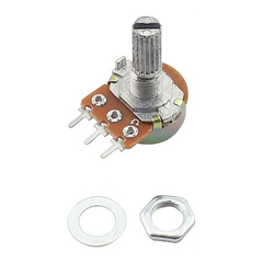 Potenciometro 2K5 Ohms Lineal Pote 20mm B2K5 2.5K Arduino Nubbeo - comprar online