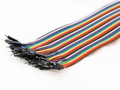 Pack 40 Cables 10cm Protoboard Macho Macho Nubbeo - comprar online