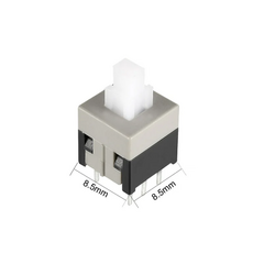 Pack 3 Interruptor Con Retencion 8.5mm x 8.5mm Tecla Switch Nubbeo - comprar online