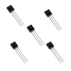 Pack 5x Transistor 2N5401 NPN 150V 600mA TO92 Arduino Nubbeo