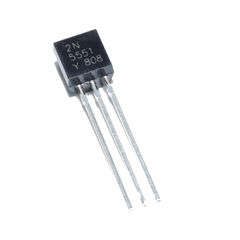 Pack 5x Transistor 2N5551 NPN 160V 600mA TO92 Arduino Nubbeo en internet