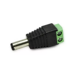 Ficha Plug Macho Jack 5.5x2.1mm Bornera Alimentacion Nubbeo - Nubbeo