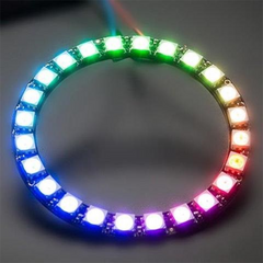 Anillo 24 Leds RGB 5050 WS2812 Neopixel Cjmcu Arduino Nubbeo - tienda online