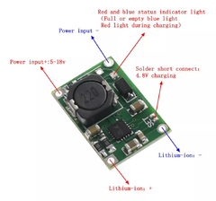 Modulo Carga TP5100 1 o 2 Celdas 18650 C/protección Nubbeo en internet