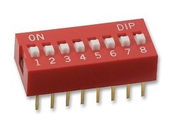 Dip Switch 8 Posiciones Interruptores Arduino Nubbeo