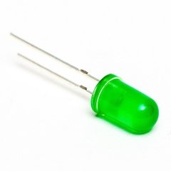 Pack 10 Leds 5mm Verde Difuso Arduino Nubbeo en internet