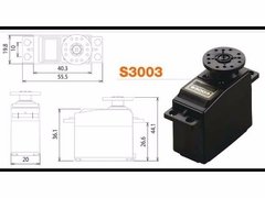 Servo S3003 3.2kg Torque Accesorios Robotica Nubbeo - Nubbeo