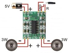 Mini Amplificador Digital Pam8403 Audio Estereo 3w Nubbeo - Nubbeo