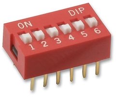 Dip Switch 6 Posiciones Interruptores Arduino Nubbeo
