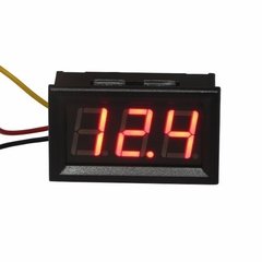 Voltimetro De Panel 3 Digitos 0 - 30v Display Rojo Nubbeo