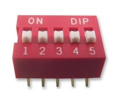 Dip Switch 5 Posiciones Interruptores Arduino Nubbeo