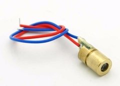 Led Diodo Laser 3v 5mw Rojo Con Lente Cables Arduino Nubbeo