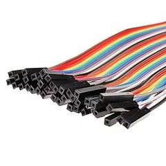 Pack 40 Cables 10cm Protoboard Hembra Hembra Nubbeo - comprar online