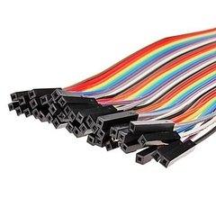 Pack 40 Cables 30cm Protoboard Hembra Hembra Dupont Nubbeo en internet