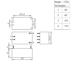 Modulo Fuente Alimentacion 220v A 3v3 900ma Nubbeo - Nubbeo