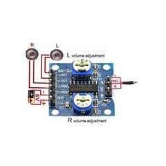 Modulo Amplificador Estereo Clase D Pam8406 2x5w Pote Nubbeo en internet
