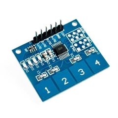 Teclado Capacitivo 4 Teclas Touch Pad Ttp224 Arduino Nubbeo - comprar online