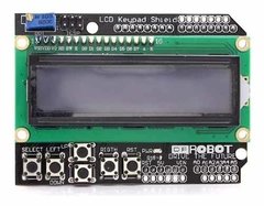 Arduino Shield Lcd 16x2 Backlight Azul Con 6 Teclas Nubbeo
