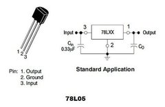 Regulador Tension 78l05 5v 100ma To92 Lm78l05 Arduino Nubbeo - comprar online