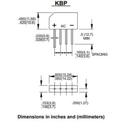 Puente Rectificador Kbp307 Diodos 3a 1000v Arduino Nubbeo - Nubbeo