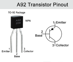 Pack 5x Transistor A92 PNP 300V 500mA To92 MPSA92 Nubbeo - Nubbeo