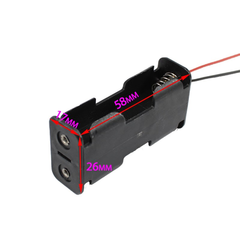Portapilas 2 Pilas AA Salida Cables 3V Arduino Nubbeo - comprar online