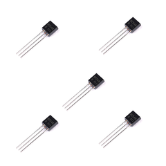 Pack 5x Transistor BC548 NPN 30V 100ma To92 Arduino Nubbeo - comprar online