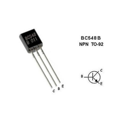 Pack 5x Transistor BC548 NPN 30V 100ma To92 Arduino Nubbeo - Nubbeo