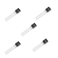 Pack 5x Transistor BC558 PNP 30V 100ma TO92 Arduino Nubbeo - comprar online