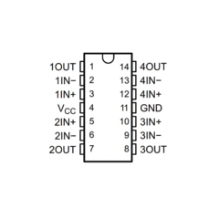 Circuito Integrado Lm324 Dip Amplificador Operacional Nubbeo en internet