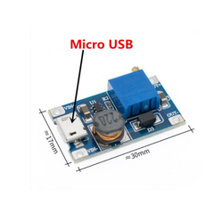 Fuente Step Up MT3608 Booster MicroUSB 28V DC Arduino Nubbeo en internet