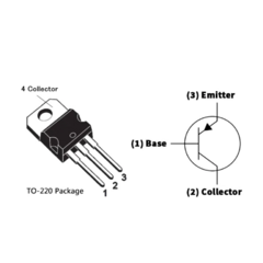 Transistor TIP42 100V 6A PNP TO220 TIP42C Arduino Nubbeo - comprar online