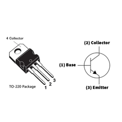 Transistor TIP31 100V 3A NPN TO220 TIP31C Arduino Nubbeo - comprar online