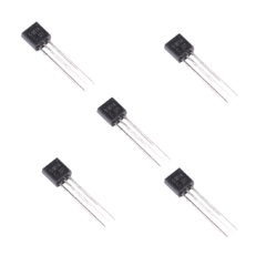 Pack 5x Transistor S9014 NPN 45V 100ma TO92 Arduino Nubbeo