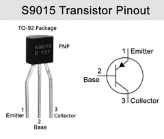 Pack 5x Transistor S9015 PNP 45V 100ma TO92 Arduino Nubbeo en internet