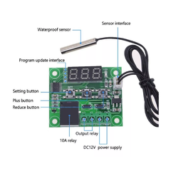 Termostato Digital Programable W1209 -50°C A +110°C Nubbeo - comprar online