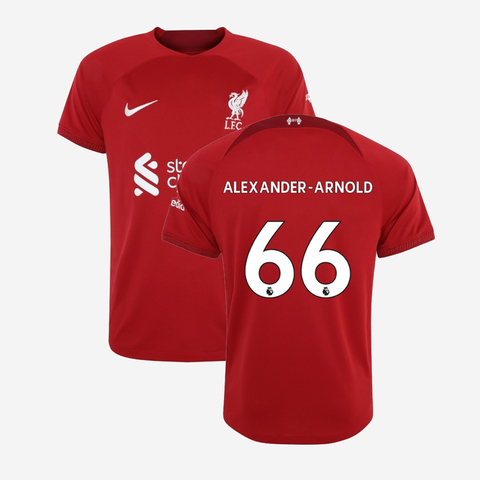 Camisa Futebol Liverpool Fc 23/24 Nike Stadium Infantil - Vermelha/Branca