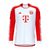 Camisa Bayern de Munique Home 23/24 s/nº Torcedor Manga Longa Masculina - Branco