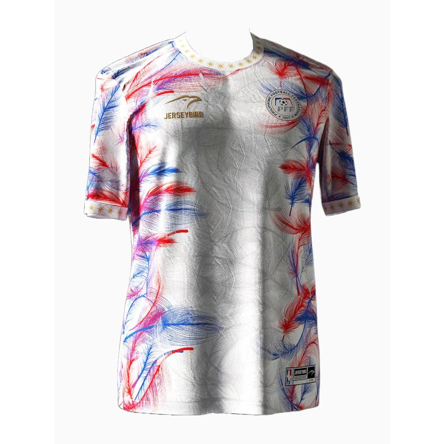 Camisa Sele o Filipina Home 23 24 JerseyBird Masculino Branco