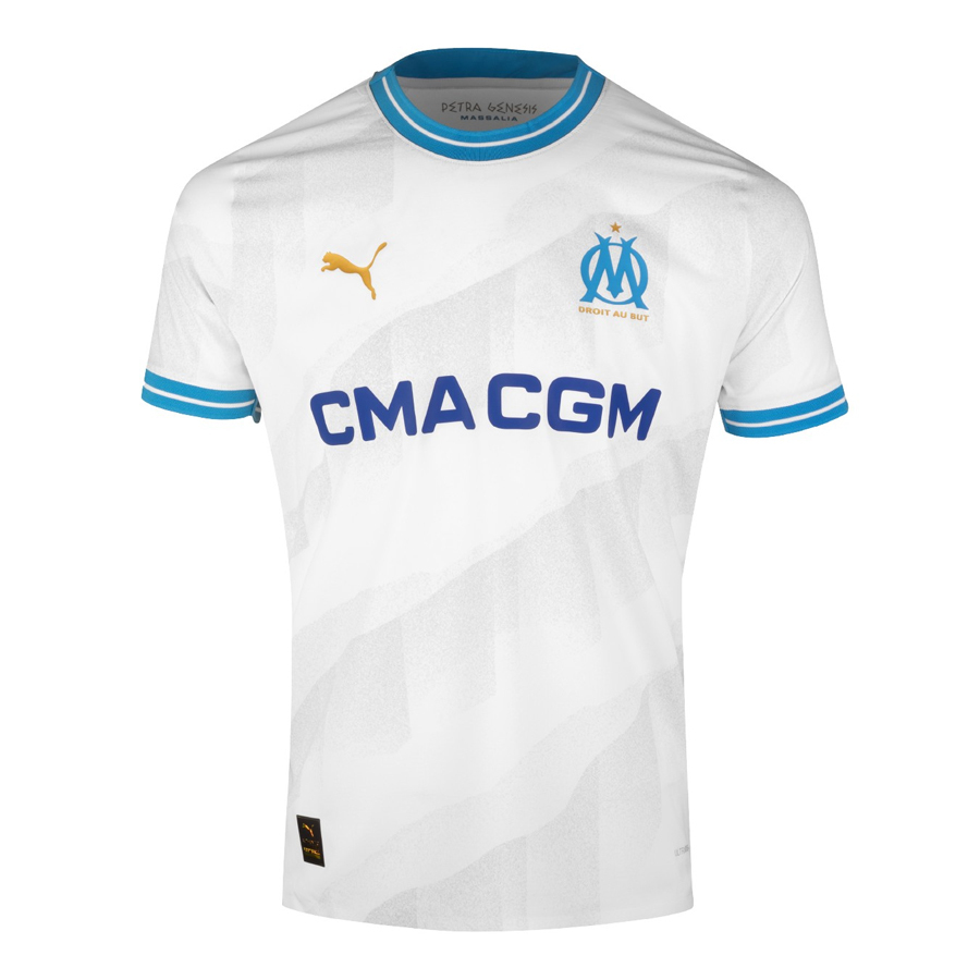 Camisa Olympique de Marseille 23/24 AWAY Masculina, Azul