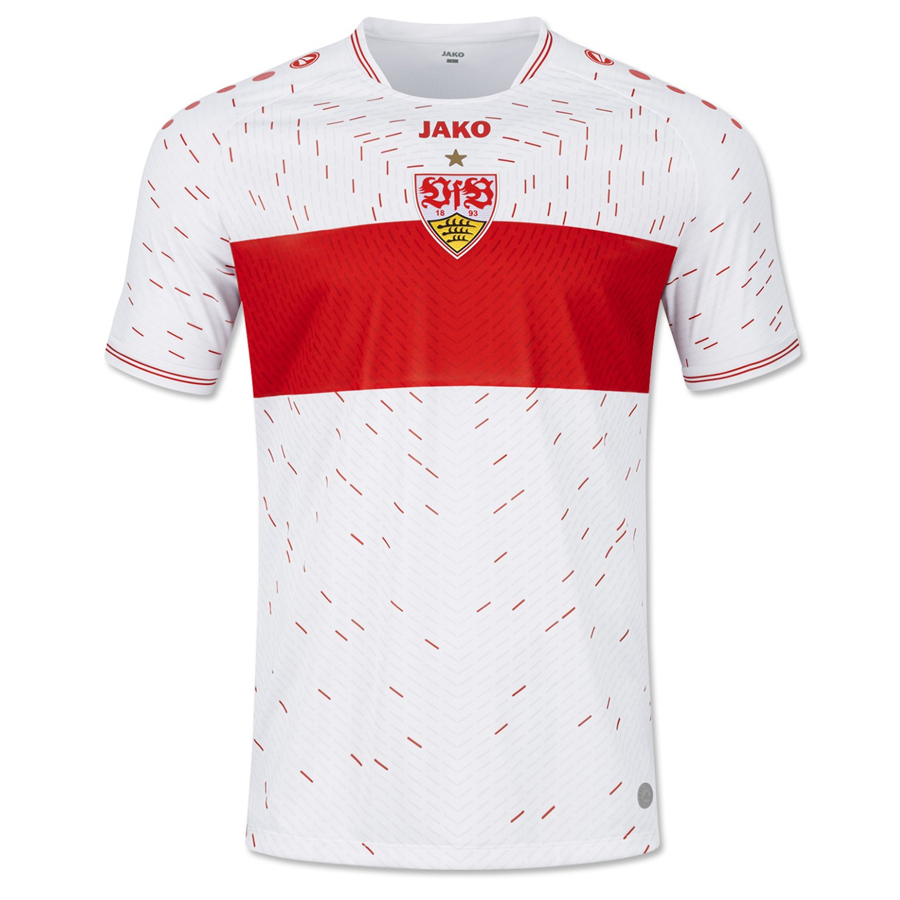 Camisa VfB Stuttgart Home 23/24 sn° Torcedor Masculino - Branco